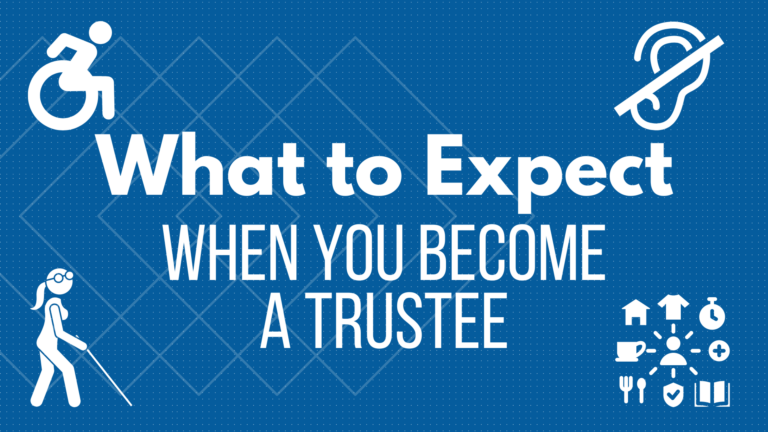 What to Expect when you Become a Trustee